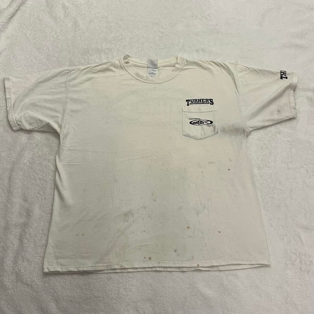 Unbranded Men's White and Cream T-shirt